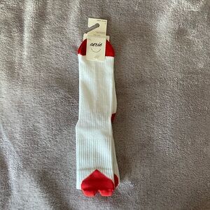 NWT Aerie Ribbed Cotton Crew Socks.